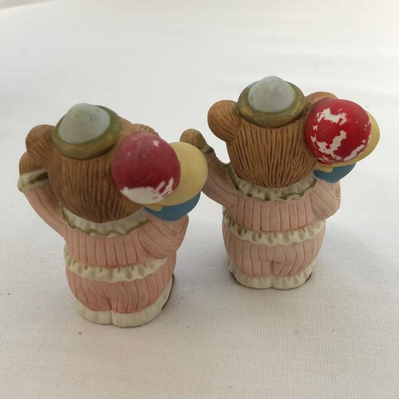 Homco Circus Teddy Bears #1449 Porcelain Figurines Lot of 3 - Picture 6 of 8